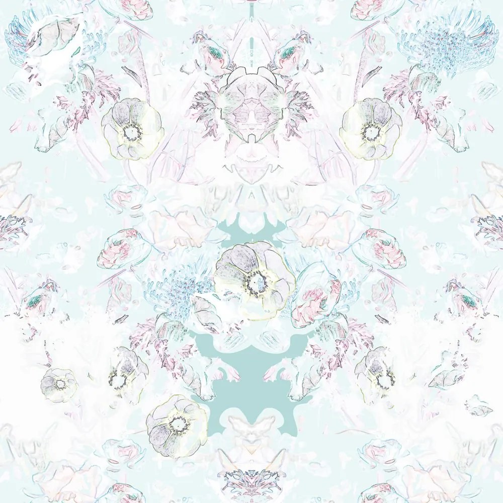 Carta da parati – Fiori vintage