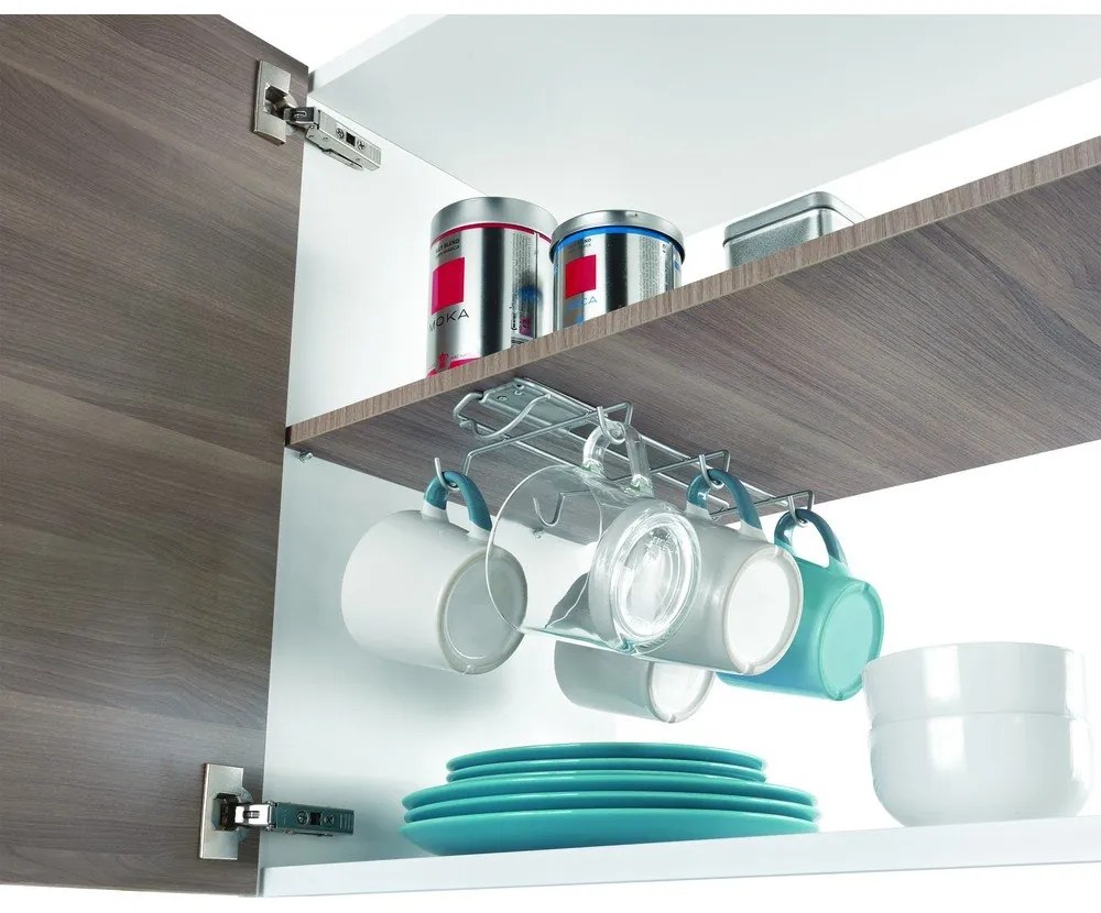 Portabicchieri da appendere in acciaio inossidabile - Metaltex