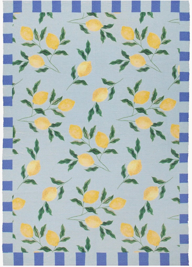 Tappeto piatto outdoor Lemons