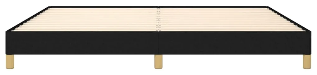 Giroletto nero 200x200 cm in tessuto
