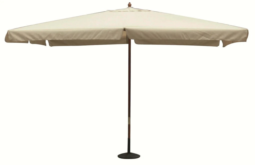 DOMINUS - ombrellone da giardino palo centrale in legno 2 x 3 m