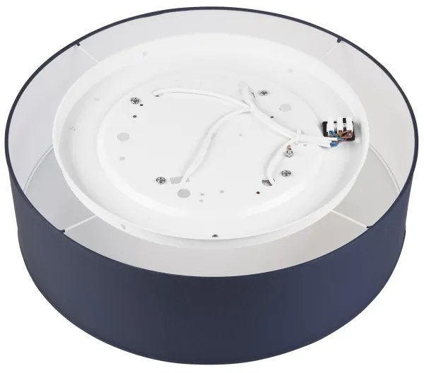 Plafoniera SIRJA PASTEL DOUBLE 4xE27/15W/230V diametro 45 cm blu scuro