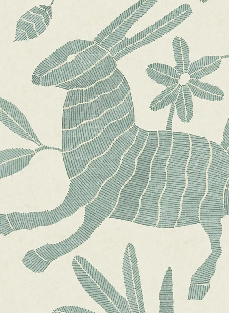 Lewis & Wood Carta da parati Otomi - Thistledown