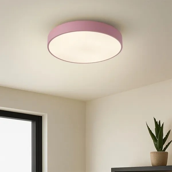 Brilagi - Plafoniera LED dimmerabile POOL LED/36W/230V 3000-6000K 30 cm rosa+telecomando
