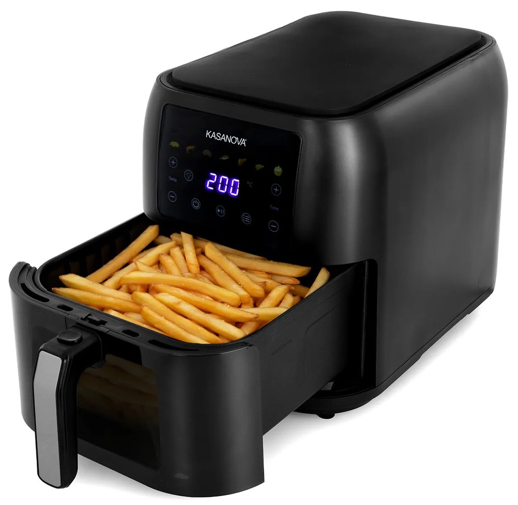 Friggitrice ad aria digitale 8 L 1700 W nera