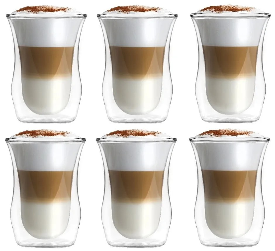 Set di 6 bicchieri a doppia parete 300 ml - Vialli Design