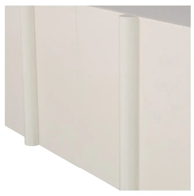 Tavolo TV modulare crema in legno di pino 200x53 cm Basu - WOOOD