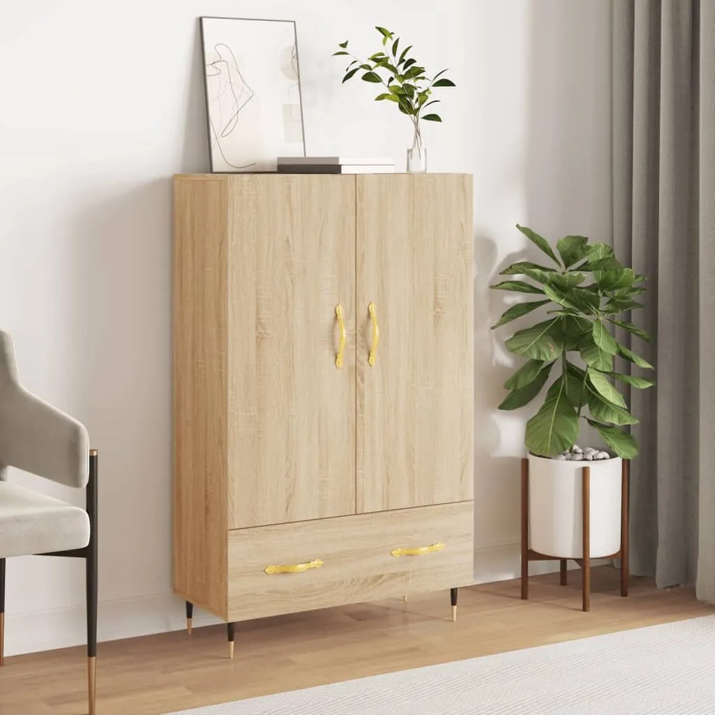 Credenza rovere sonoma 69,5x31x115 cm in legno multistrato