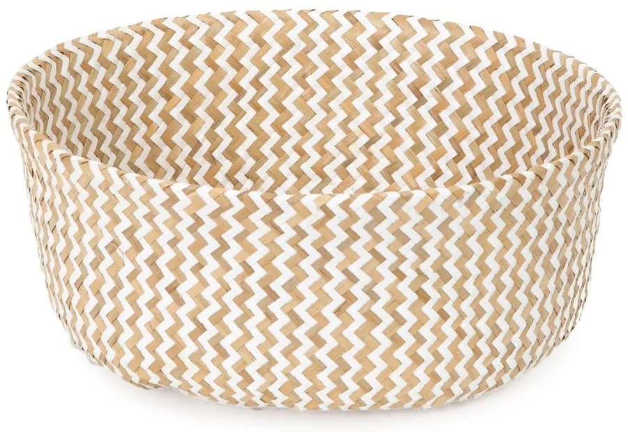 Cesto portaoggetti in seagrass chiaro , ⌀ 35 cm Zic Zac - Compactor