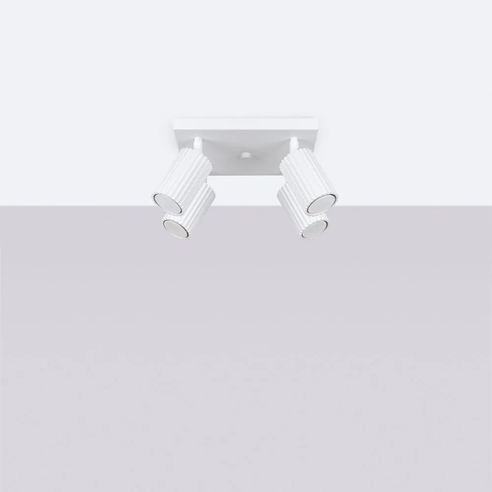 Faretto bianco 25x25 cm Gleam – Sollux