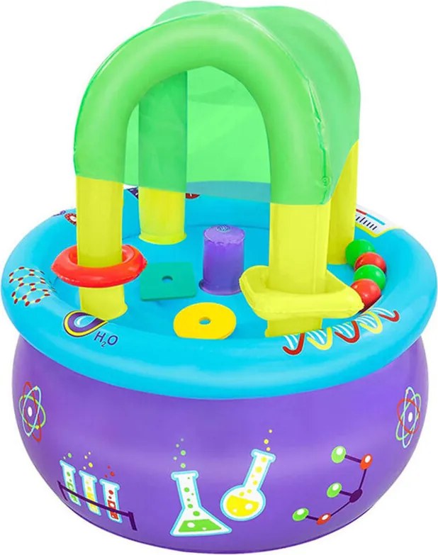 Bestway Tavolo di Apprendimento Giochi Gonfiabile 76x76x88 cm +18 Mesi Interno e Giardino 52573