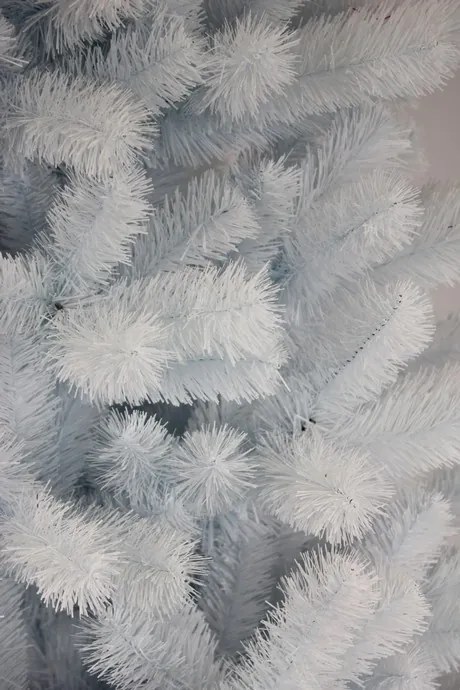 Albero natalizio di lusso, abete colore bianco 220 cm