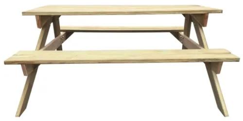 Tavolo da Picnic 150x135x71,5 cm in Legno