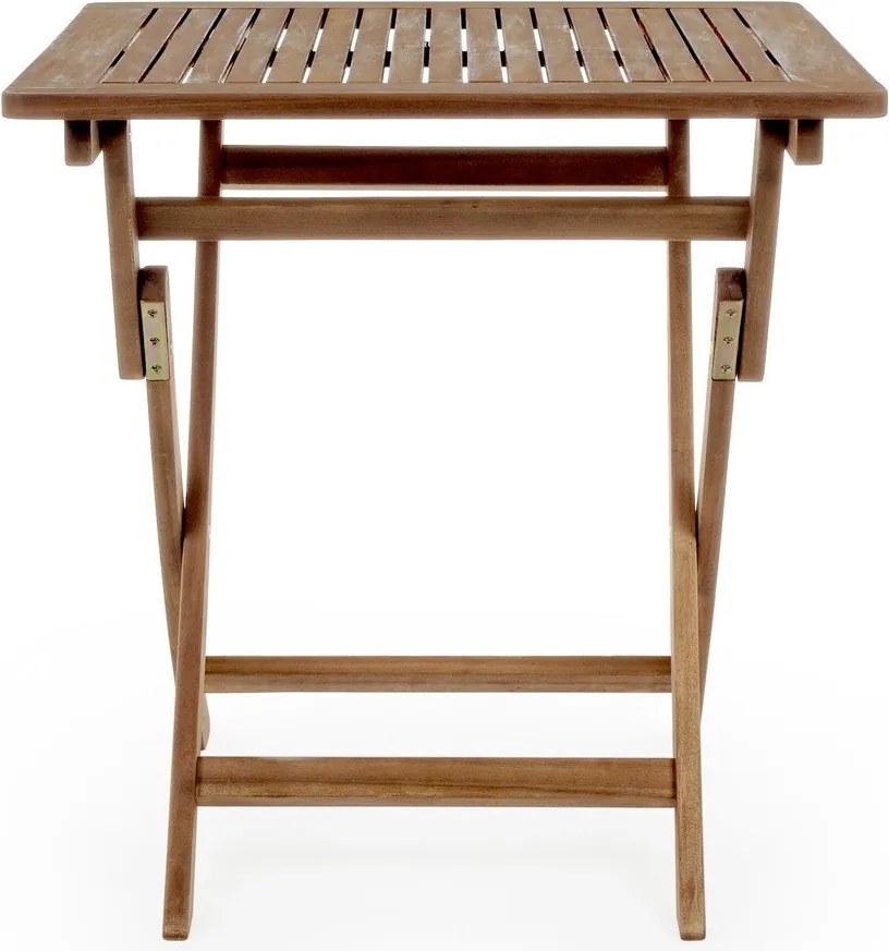 Tavolino da giardino in acacia massiccia 70x70 cm Noemi – Bizzotto