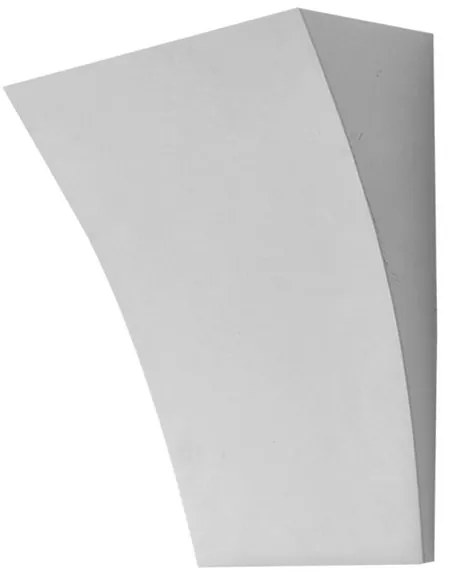 Applique in Gesso Pitturabile 195x100x250 da parete G9