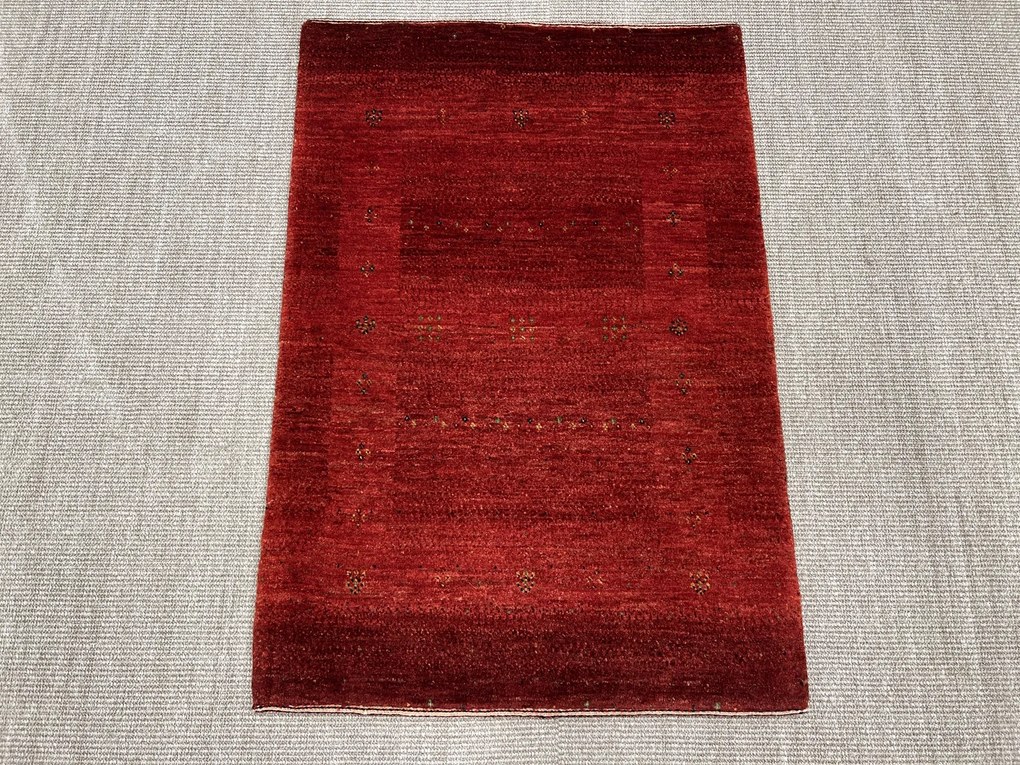 Loribaft Tappeto 80x120 Rosso (Iran) Annodato A Mano