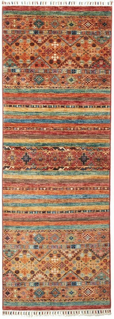Samarkand Tappeto orientale 210x80 (Pakistan) Annodato A Mano