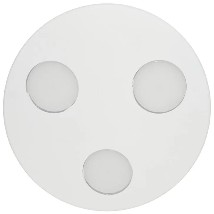 Plafoniera design Phanteon Ø 30 cm bianco IP20, 3XGX53