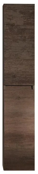 Colonna per mobile bagno Kora 2 ante P 27 x L 30 x H 160 cm rovere scuro truciolare