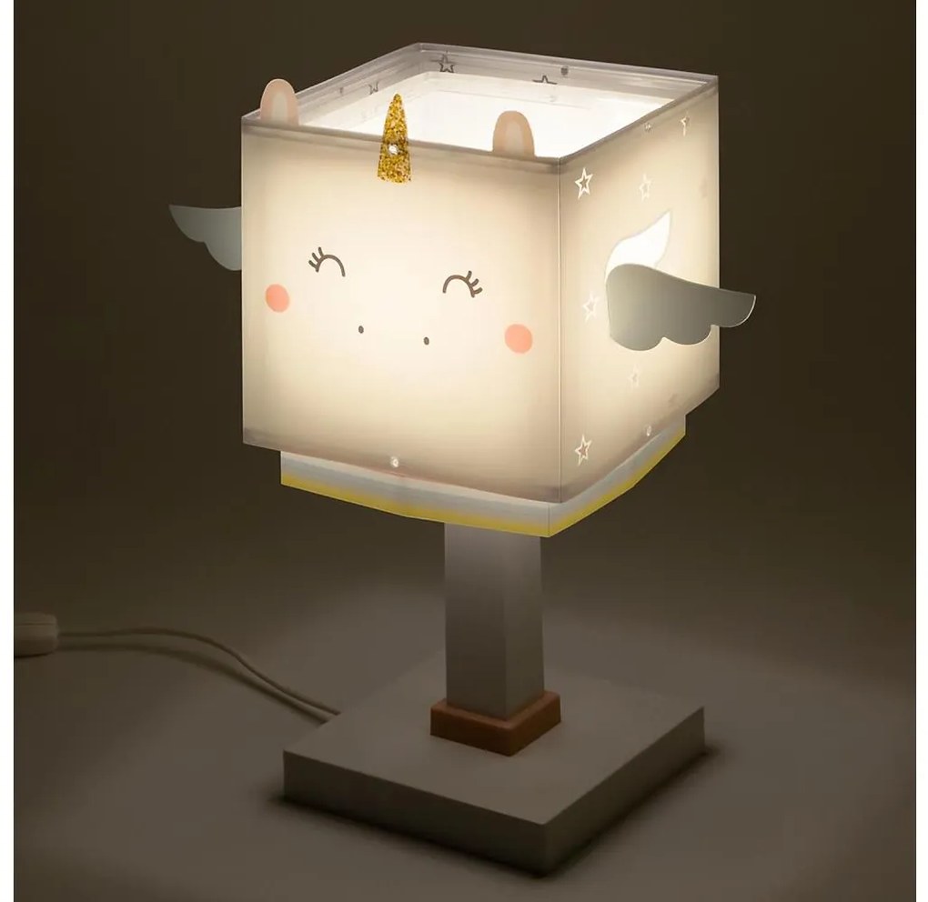 Dalber 64591 - Lampada per bambini LITTLE UNICORN 1xE14/8W/230V