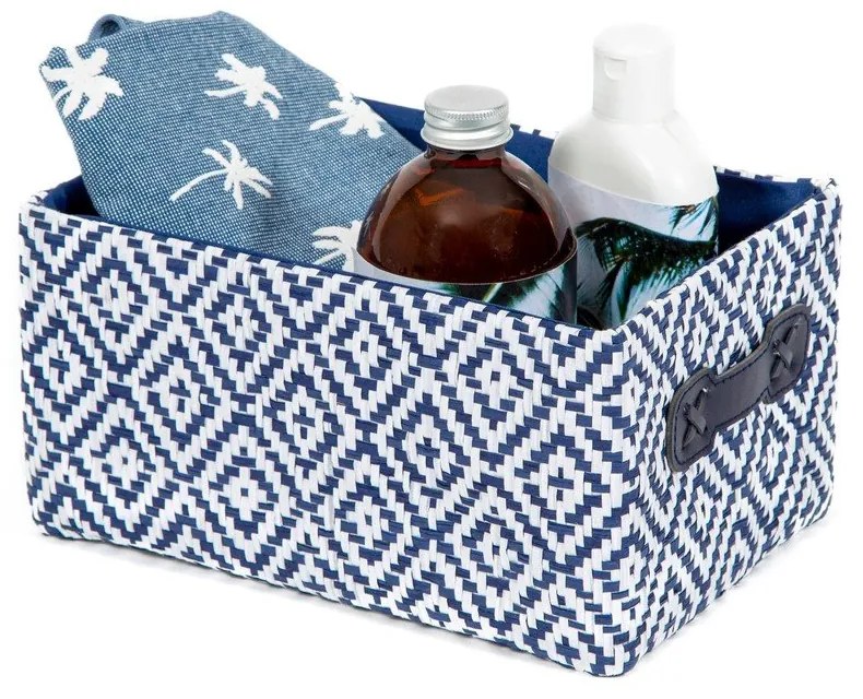 Cesto per bagno in tessuto 23,5x16x12 cm Enzo – Compactor