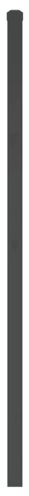 Testiera in metallo nero 160 cm