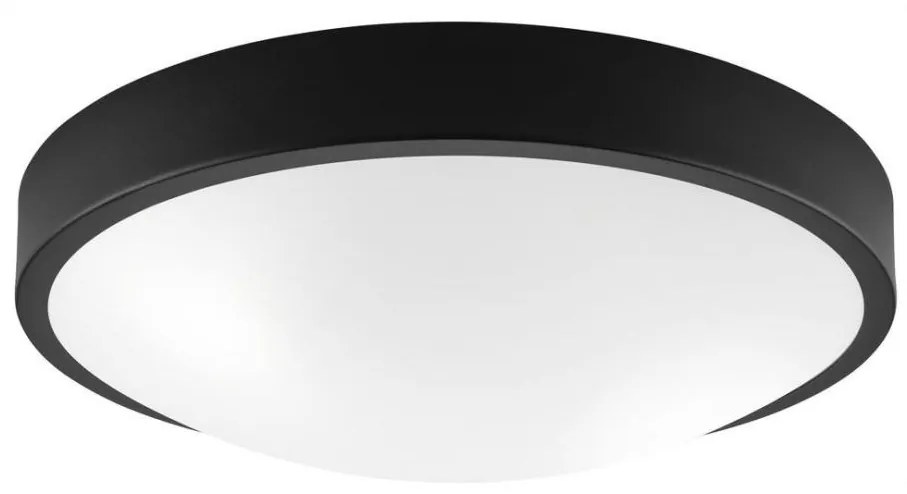 Plafoniera JONAS 2xE27/60W/230V diametro 36 cm nero