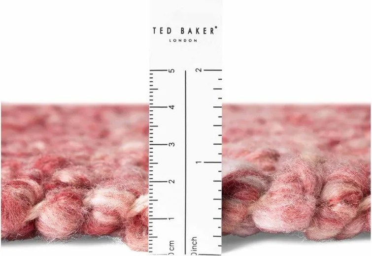 Tappeto rosa scuro tessuto a mano 120x170 cm Notting Hill Portobello – Ted Baker