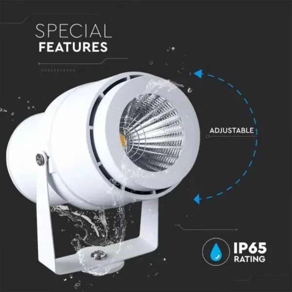 Lampada LED da esterno LED/12W/100-240V IP65 bianco - vetro verde