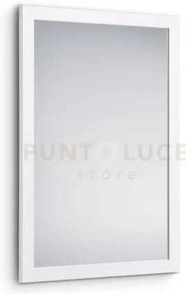 Kim specchio da parete con cornice liscia con ganci x installazione...