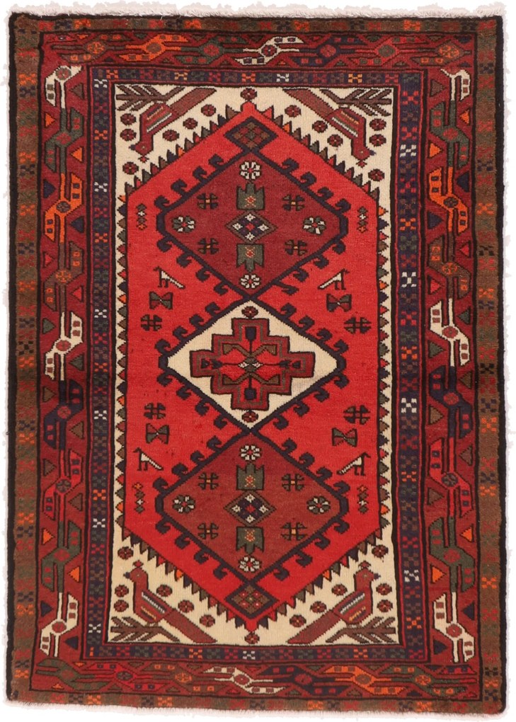 Hamedan Tappeto persiano 100 x 140 (Iran) Annodato A Mano