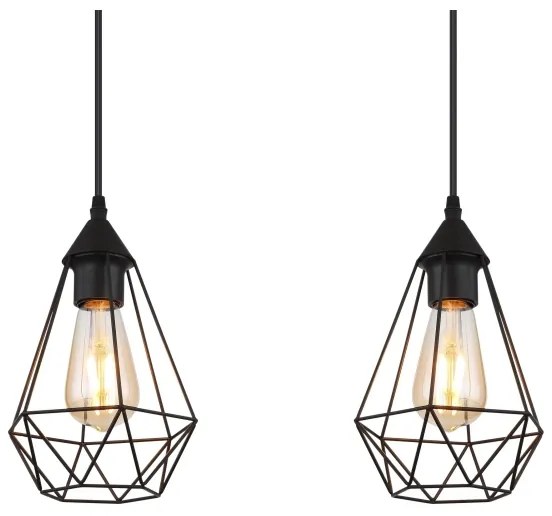 Globo 15745-3H - Lampadario a sospensione con filo ZACHARY 3xE27/60W/230V