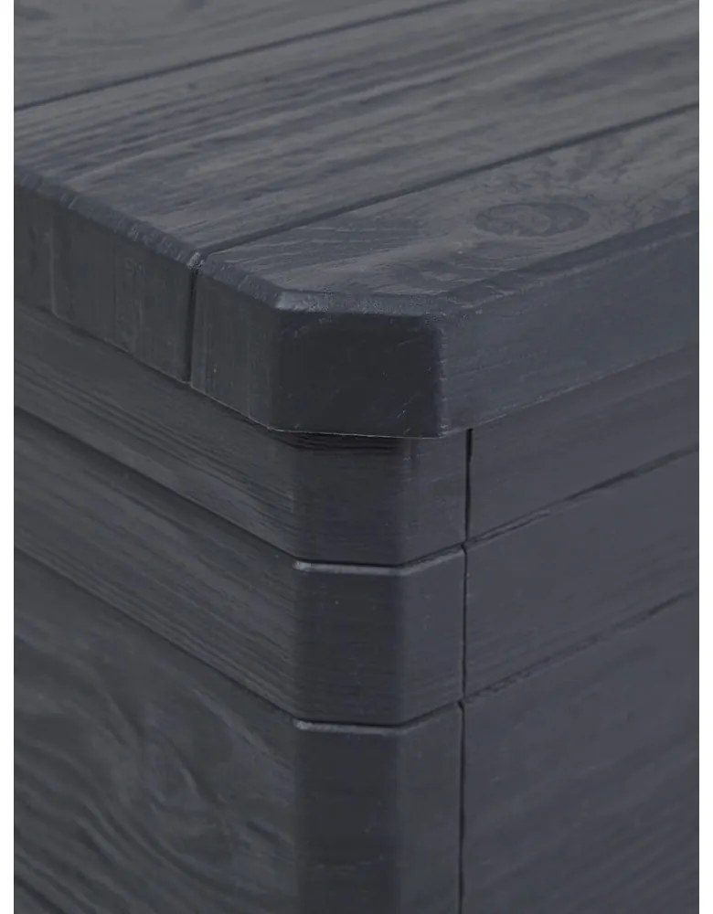 Cassetta portaoggetti da giardino grigio scuro Woodys - Toomax