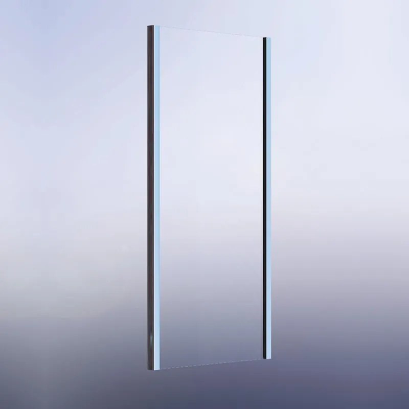 Pannello laterale per box doccia Namara L 70 x H 195cm, Sp. 8 mm vetro vetro senza finitura / trasparente profilo in alluminio argento anodizzato