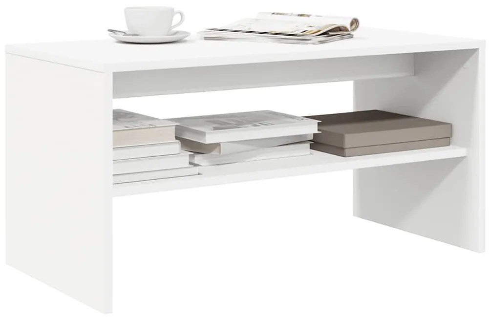 Mobile Porta Tv Bianco 80x40x40 Cm İn Legno Multistrato /