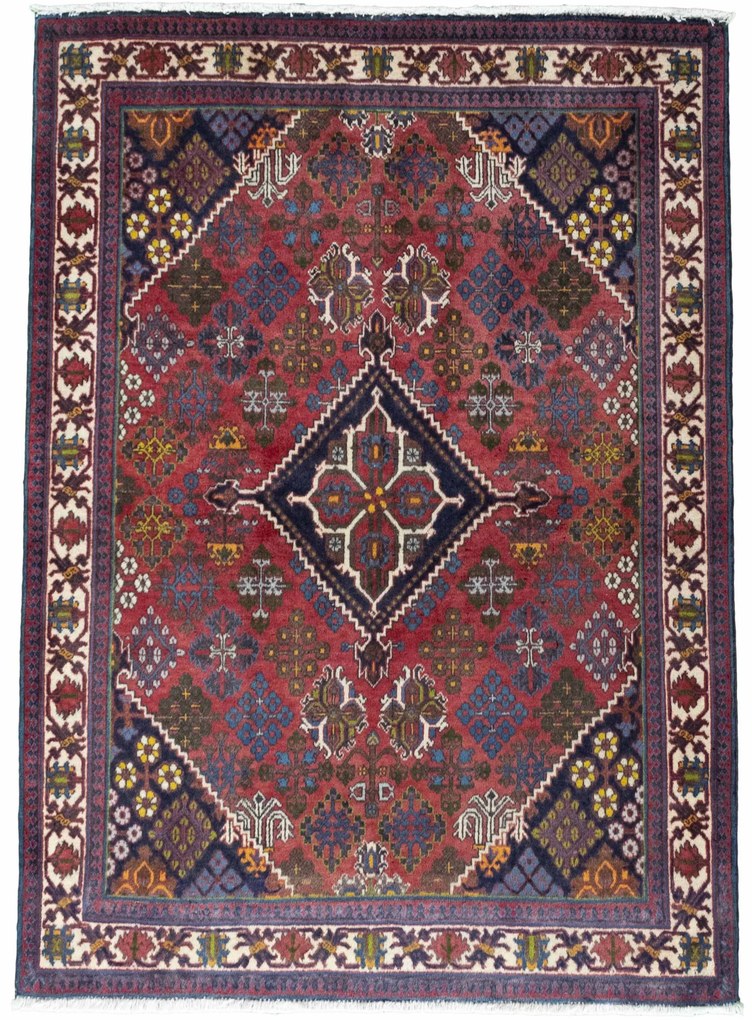 Meymeh Tappeto persiano 150 x 110 Rosso (Iran) Annodato A Mano