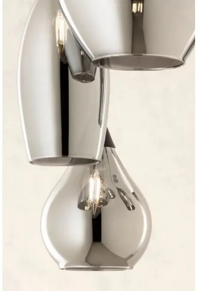 Redo 01-3190 - Lampadario a sospensione con filo TANNER 1xE14/28W/230V diametro 15 cm