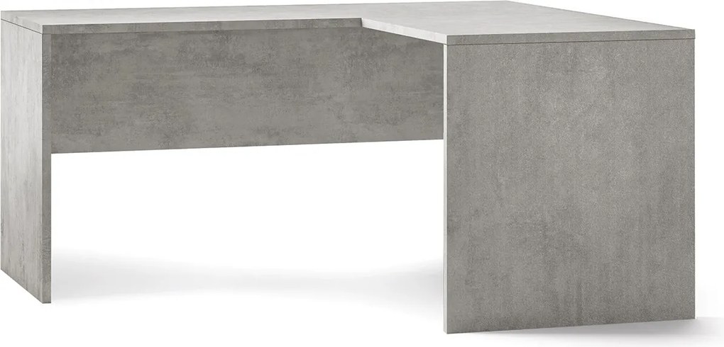 Scrivania da Ufficio Angolare Destra 160x76x150 cm Cemento...