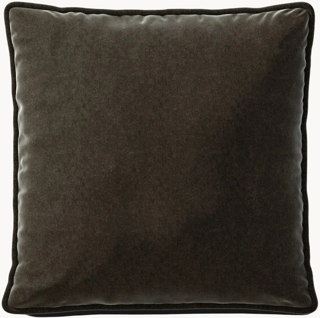 Cuscino grande in velluto Vetsak, 60 x 60 cm