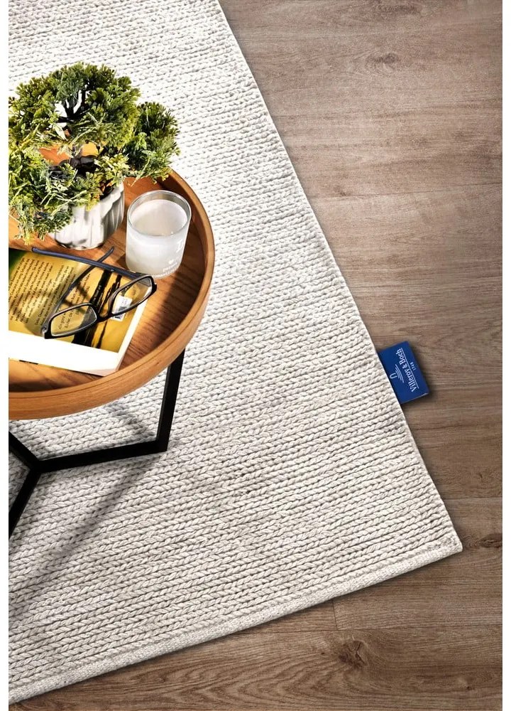 Tappeto bianco in lana tessuto a mano 60x90 cm Francois – Villeroy&Boch