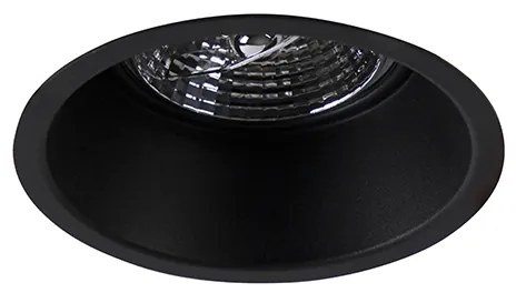 Set di 6 faretti da incasso moderni neri AR70 - Dept