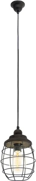 Eglo 49219 - Lampadario BAMPTON 1xE27/60W/230V