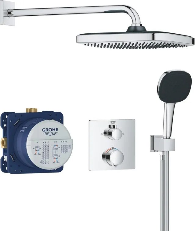 Kit incasso doccia GROHE Precision Thermostat Vitalio Comf 250 cromo