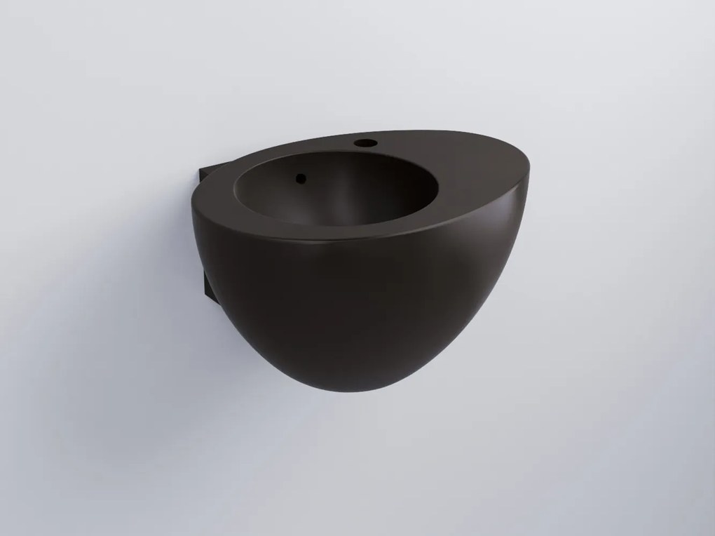 Cielo Le Giare lavabo sospeso 56x45 monoforo con troppopieno in ceramica lavagna