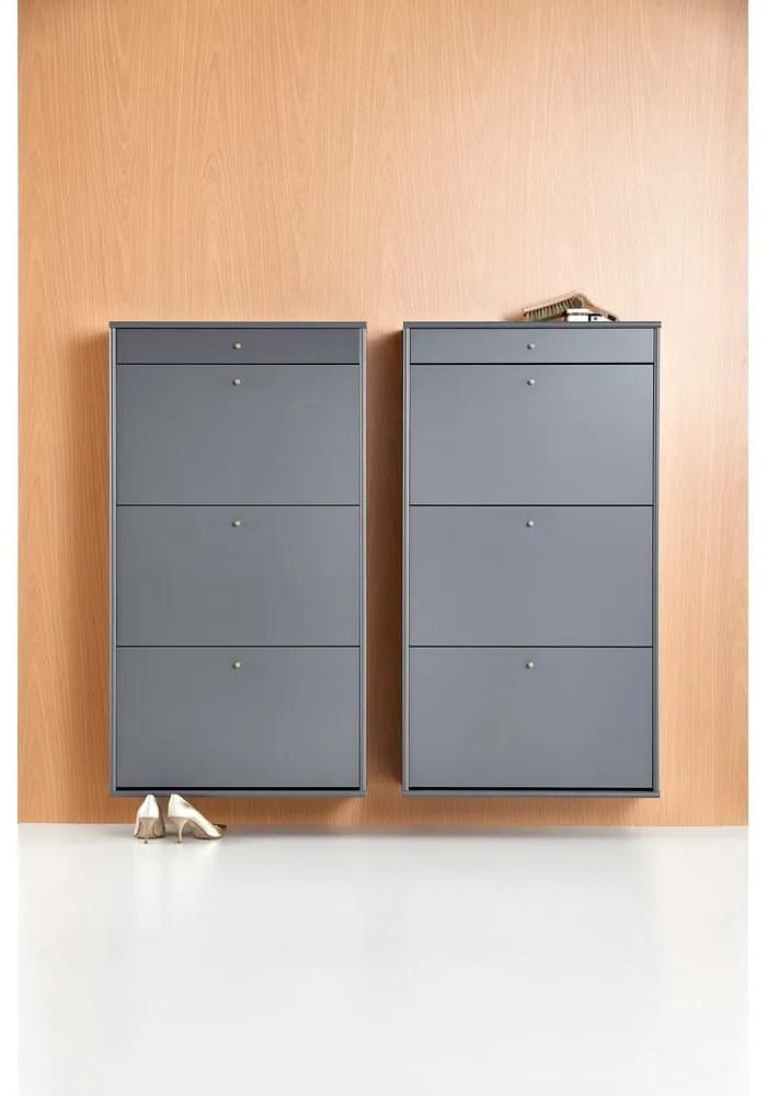 Scarpiera incernierata grigia Mistral - Hammel Furniture