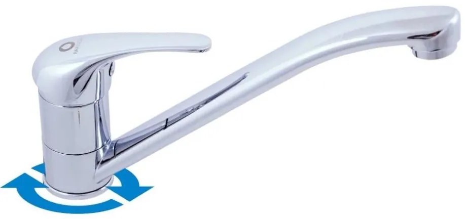 RAV Slezák SA005.0 - Miscelatore da cucina SAZAVA 11,7 cm, cromo lucido