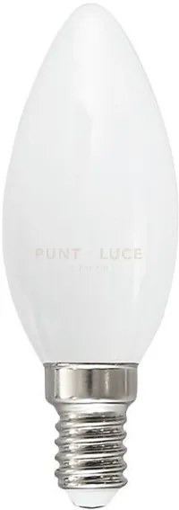 Gla270b- lampadina attacco e14 d.3,5cm 3000k 570lm 6w candela vetro...