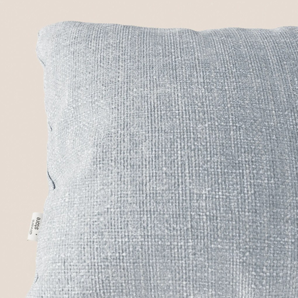 Lyon cuscino disponibile in diversi colori realizzato in morbido tessuto intrecciato impermeabile T06 ghiaccio
