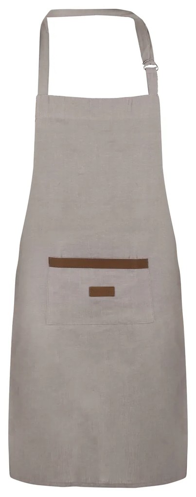 Grembiule cucina 85x60 cm beige in cotone