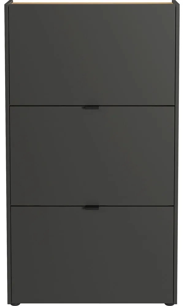 Set di mobili da ingresso color antracite 101x200x22 cm Ameca – Germania